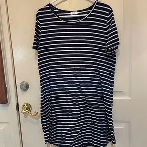 Striped T-shirt dress